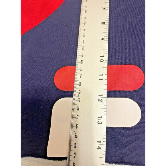 Fila Luciana Preppy Cropped Hoodie Athletic Baggy Sexy Blue & Red NWT $64 sz S - Picture 5 of 9